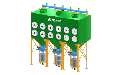 Xử lý bụi, thu gom bụi, lọc bụi công nghiệp (Cartridge Dust Collector)