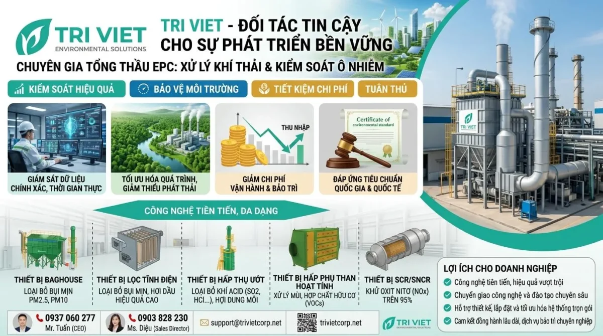 Tổng thầu xử lý khí thải